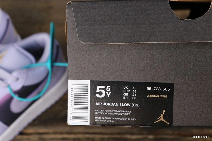 Reps Oxygen 554723-505 (GS) Purple 1  Jordan Low 0520